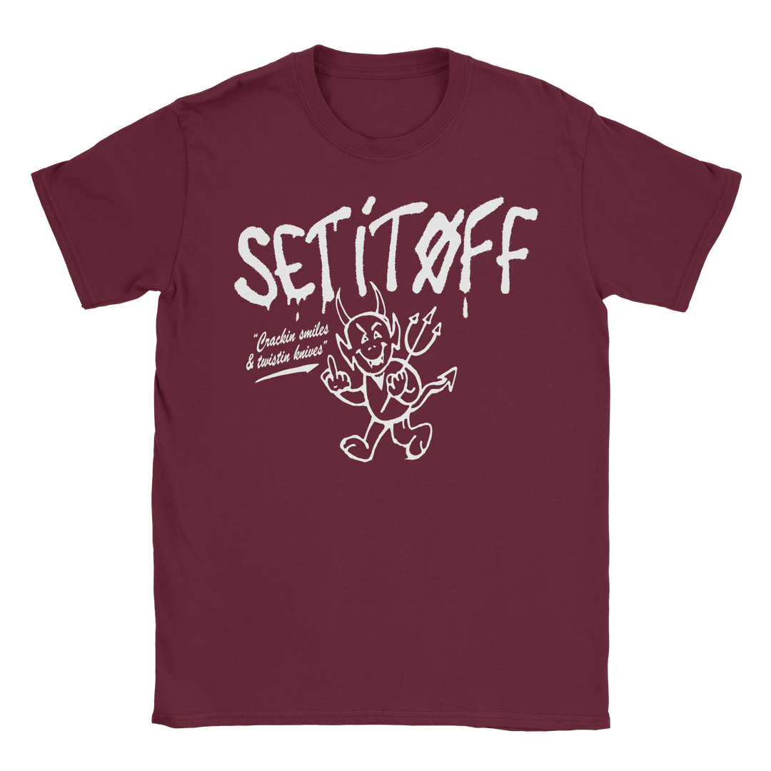 Devil Maroon Tee